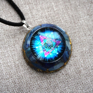 16-Handmade Blue Kyanite ' BALANCE your CHAKRAS ' ORGONITE Necklace
